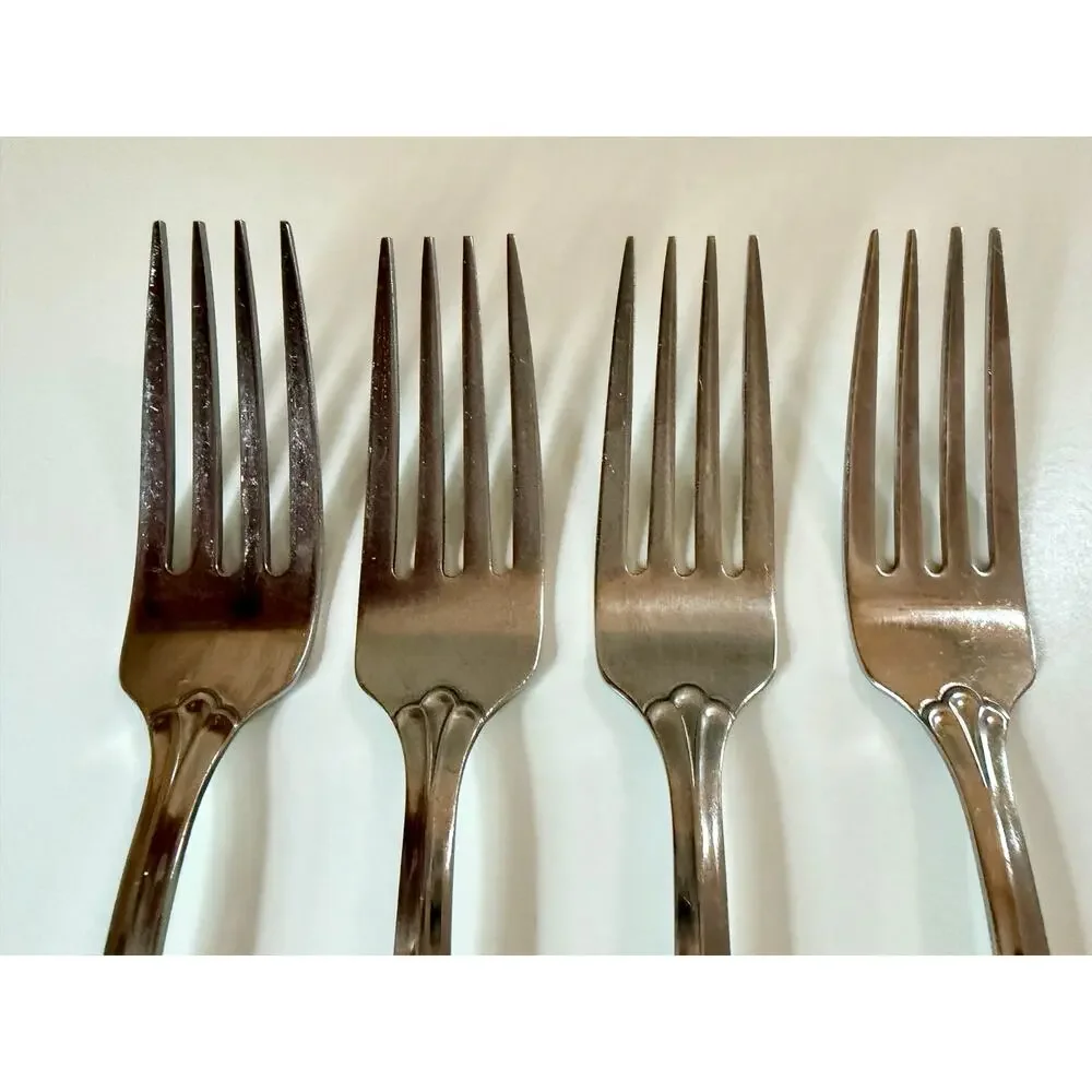 Oneida Tribeca Glossy Dinner Fork Set of 4